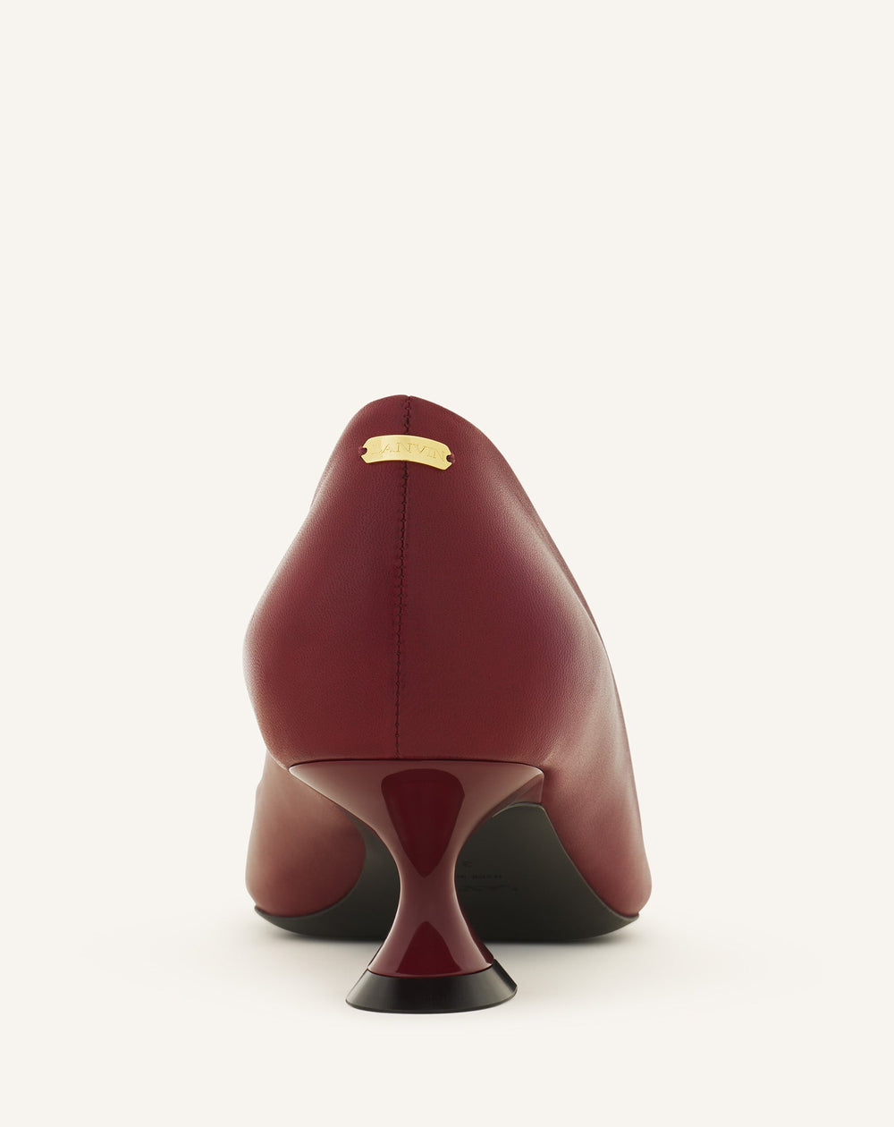 Brown Midnight Step Pump In Leather | Lanvin Women