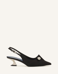 Slingback Piercing 50mm Black | Lanvin Women