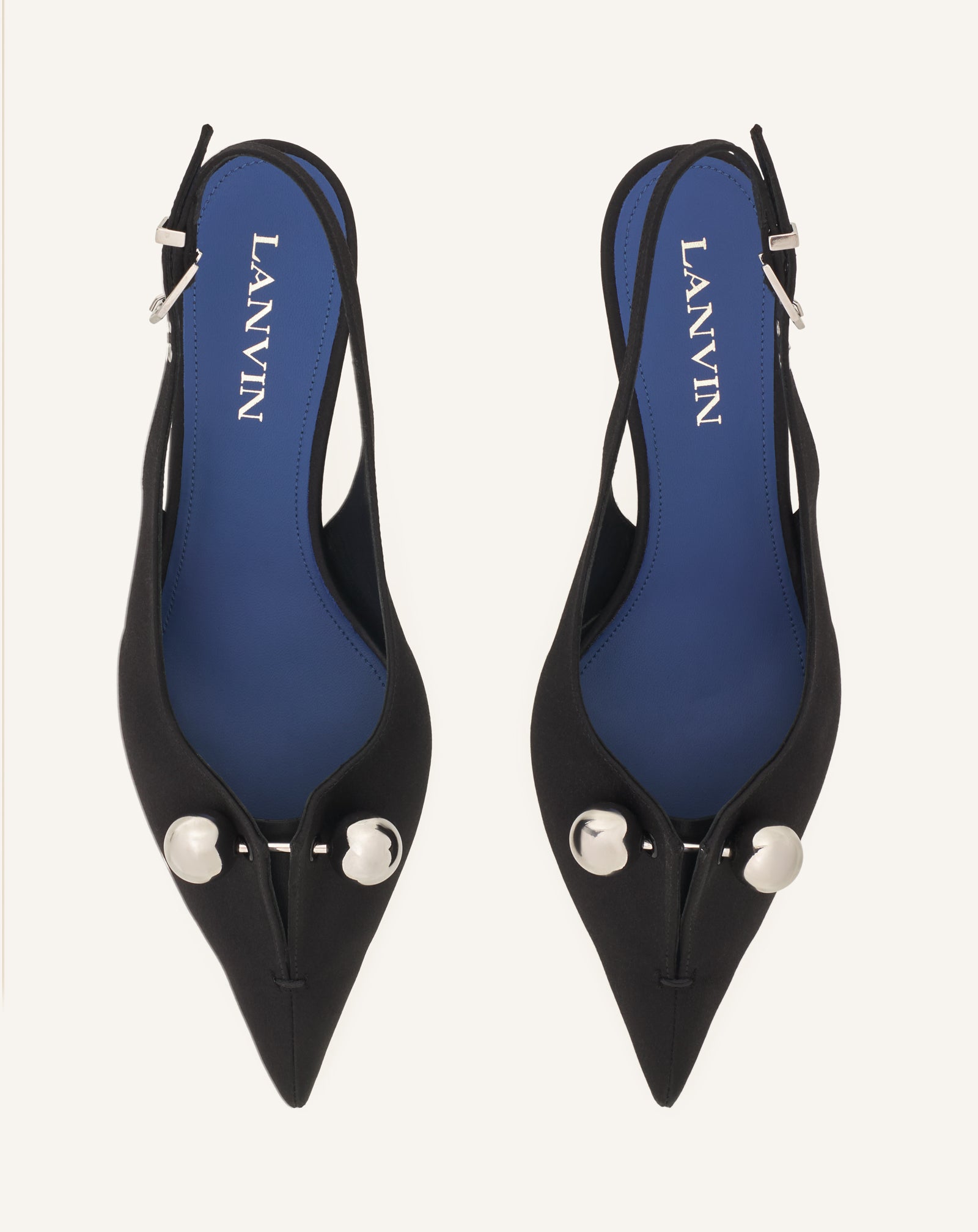 Slingback Piercing 50mm Black | Lanvin Women