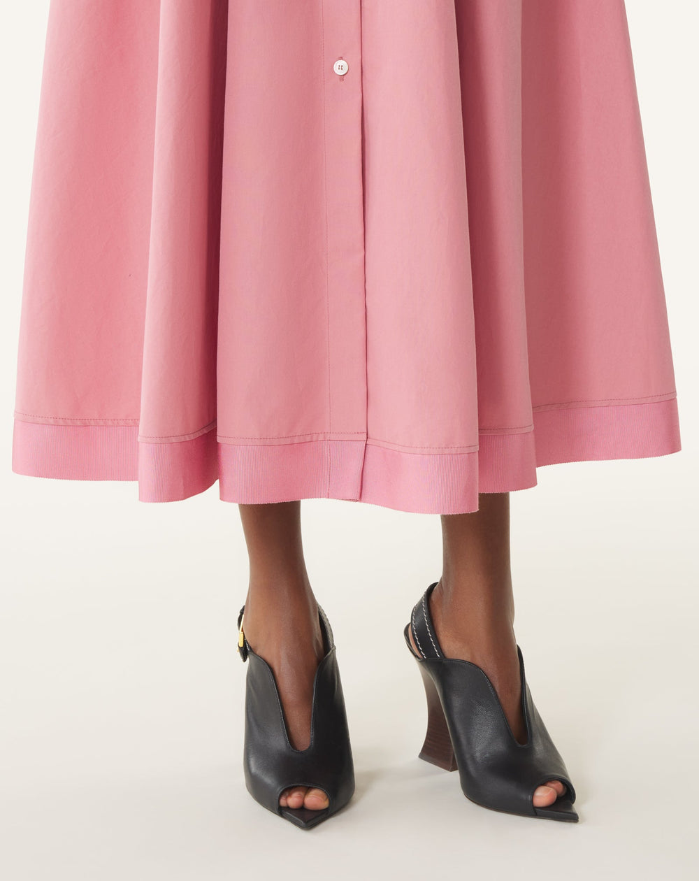 Sandale En Cuir À Boucle 100mm Black | Lanvin Women