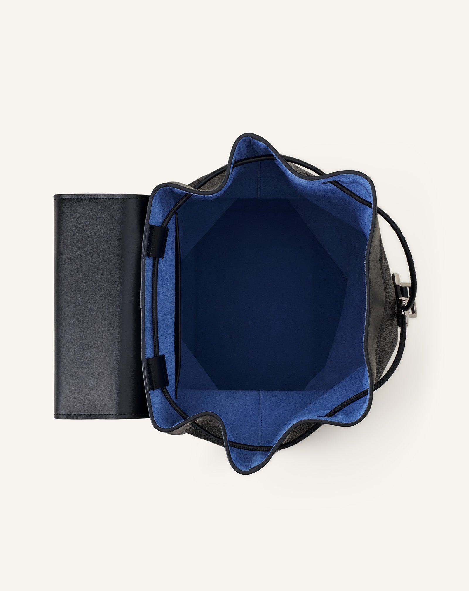 Sac À Dos Zaino En Cuir Black | Lanvin Men