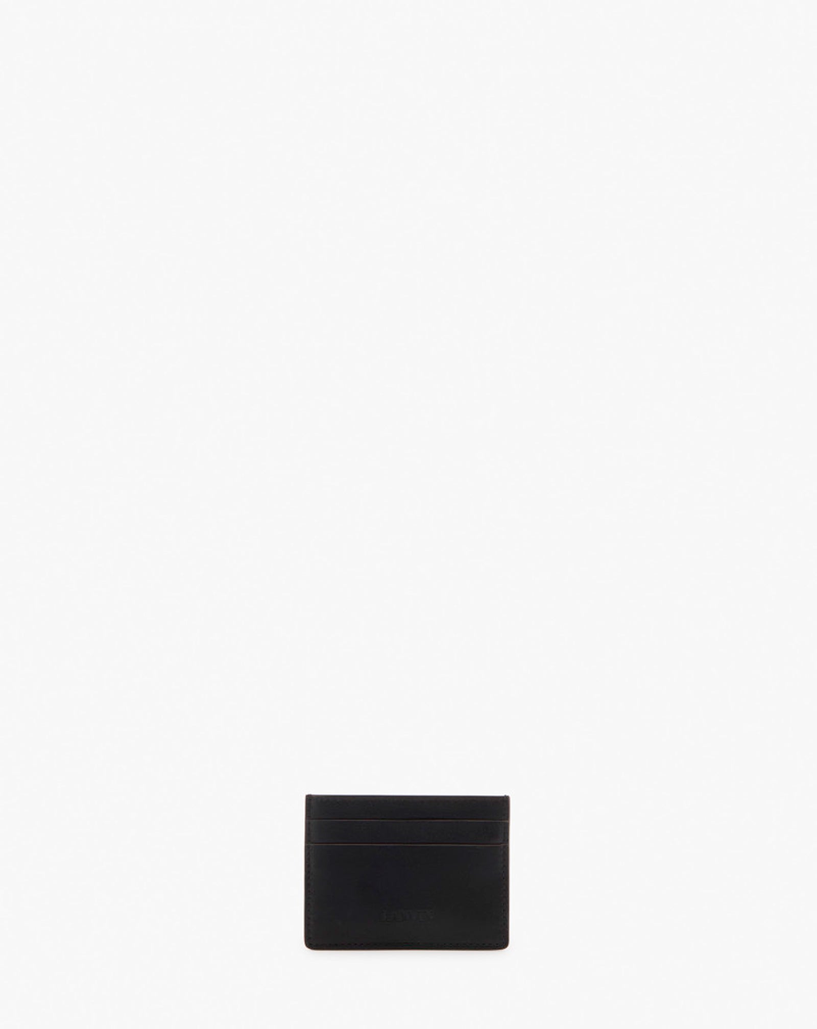Black Lanvin Signature Leather Cardholder | Lanvin Men