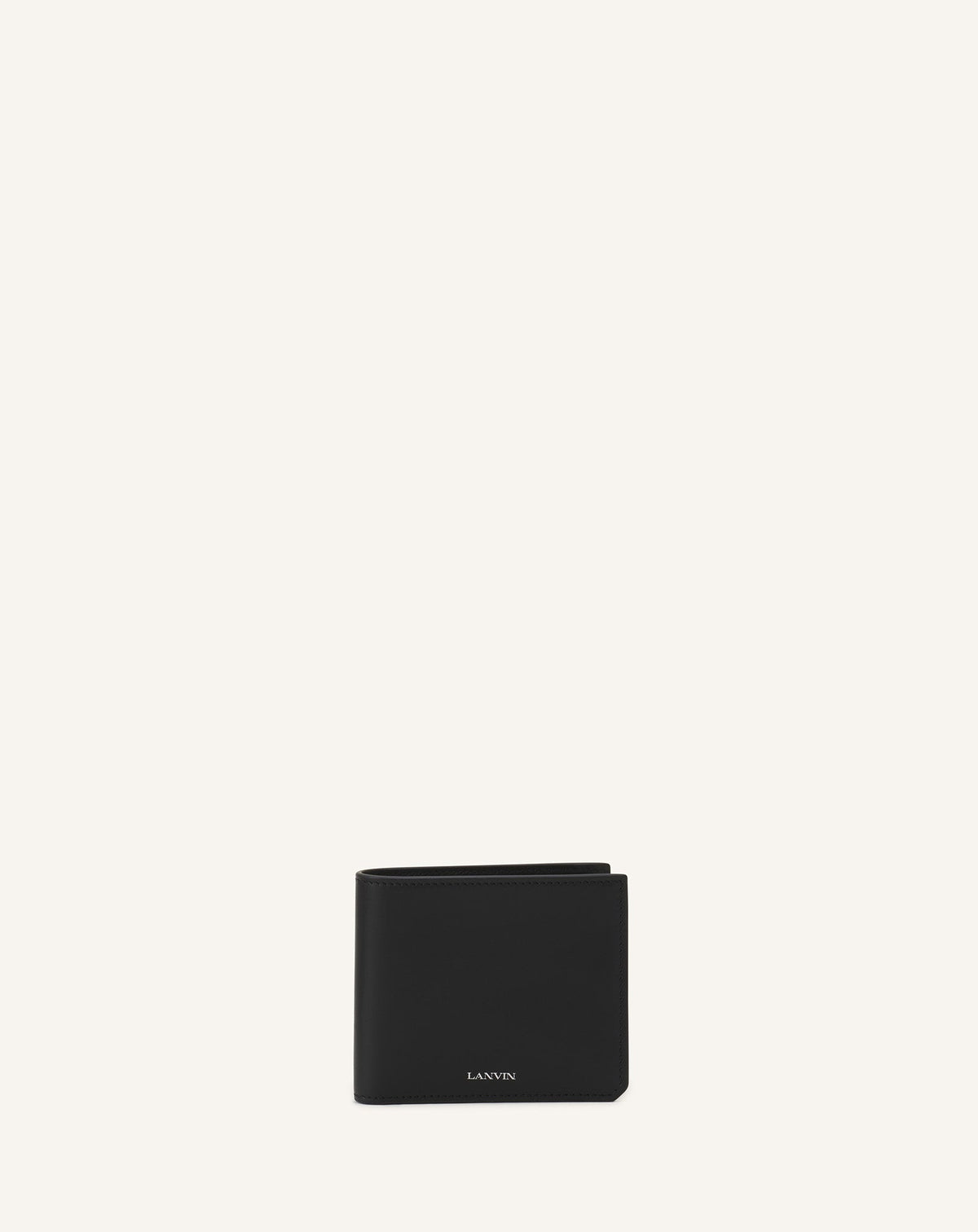 Black Compagnon Leather Wallet | Lanvin Women