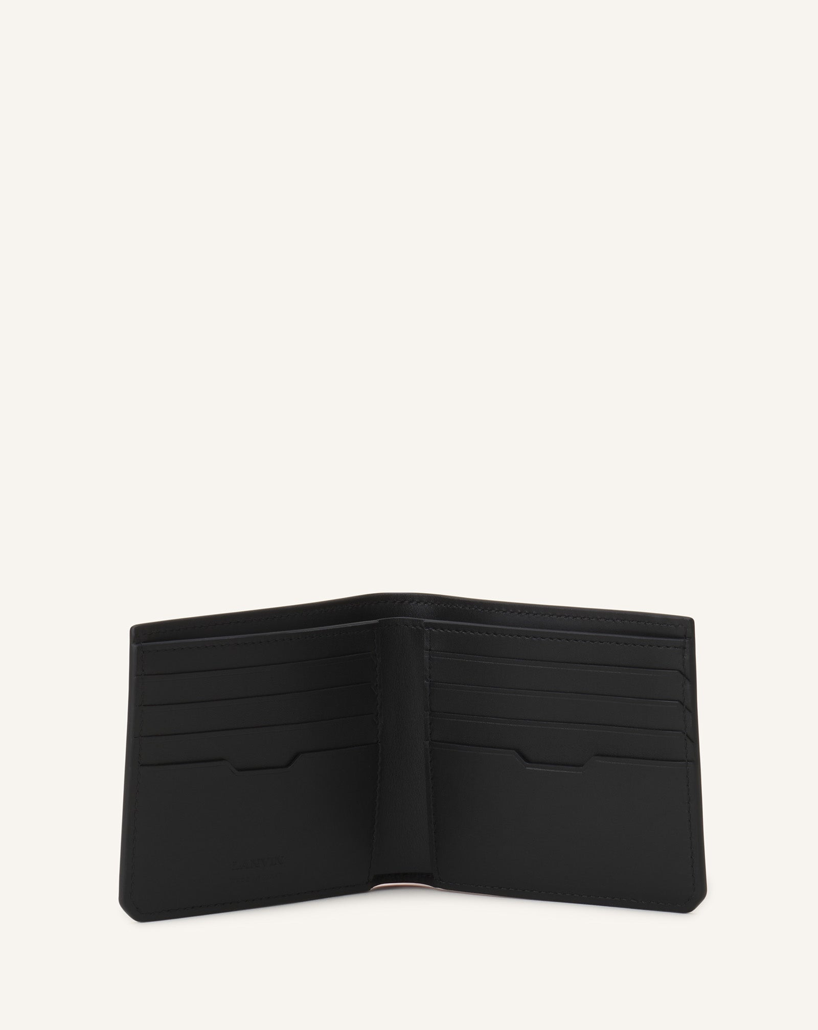 Black Compagnon Leather Wallet | Lanvin Women