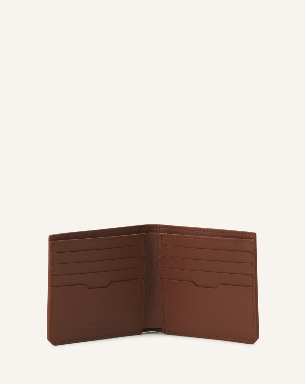 Brown Compagnon Leather Wallet | Lanvin Women