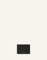 Black Compagnon Leather Cardholder | Lanvin Women