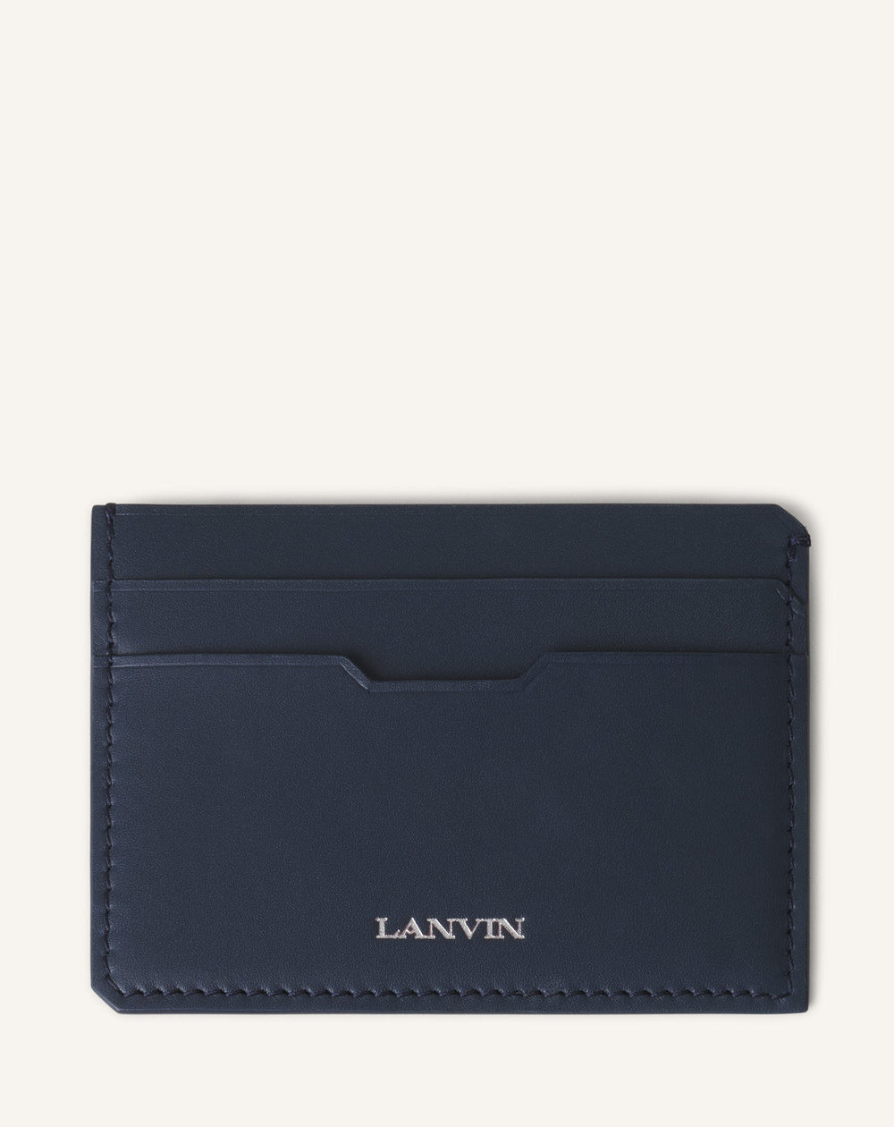 Blue Compagnon Leather Cardholder | Lanvin Women