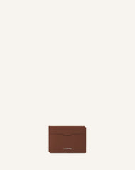 Brown Compagnon Leather Cardholder | Lanvin Women