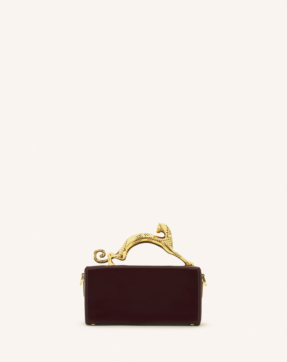 Brown Pencil Cat Nano Patent Leather Bag | Lanvin Women