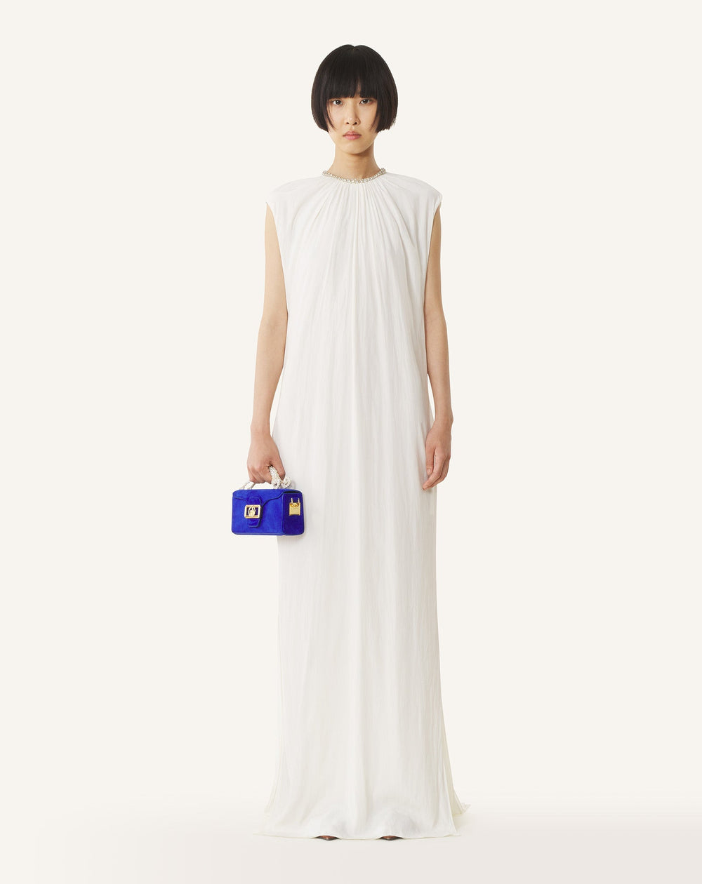 Sac Boîte Nano Avec Poignée Chat Blue | Lanvin Women