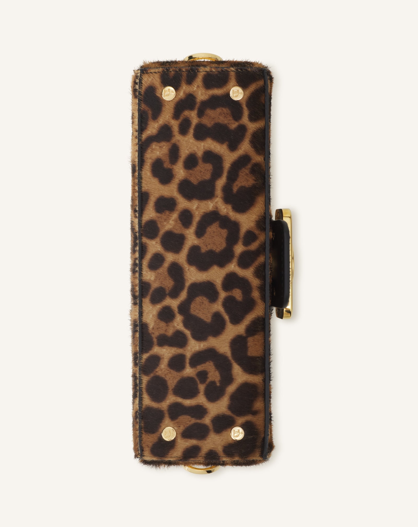 Sac Boîte Nano Avec Poignée Chat Imprimé Léopard Beige | Lanvin Women