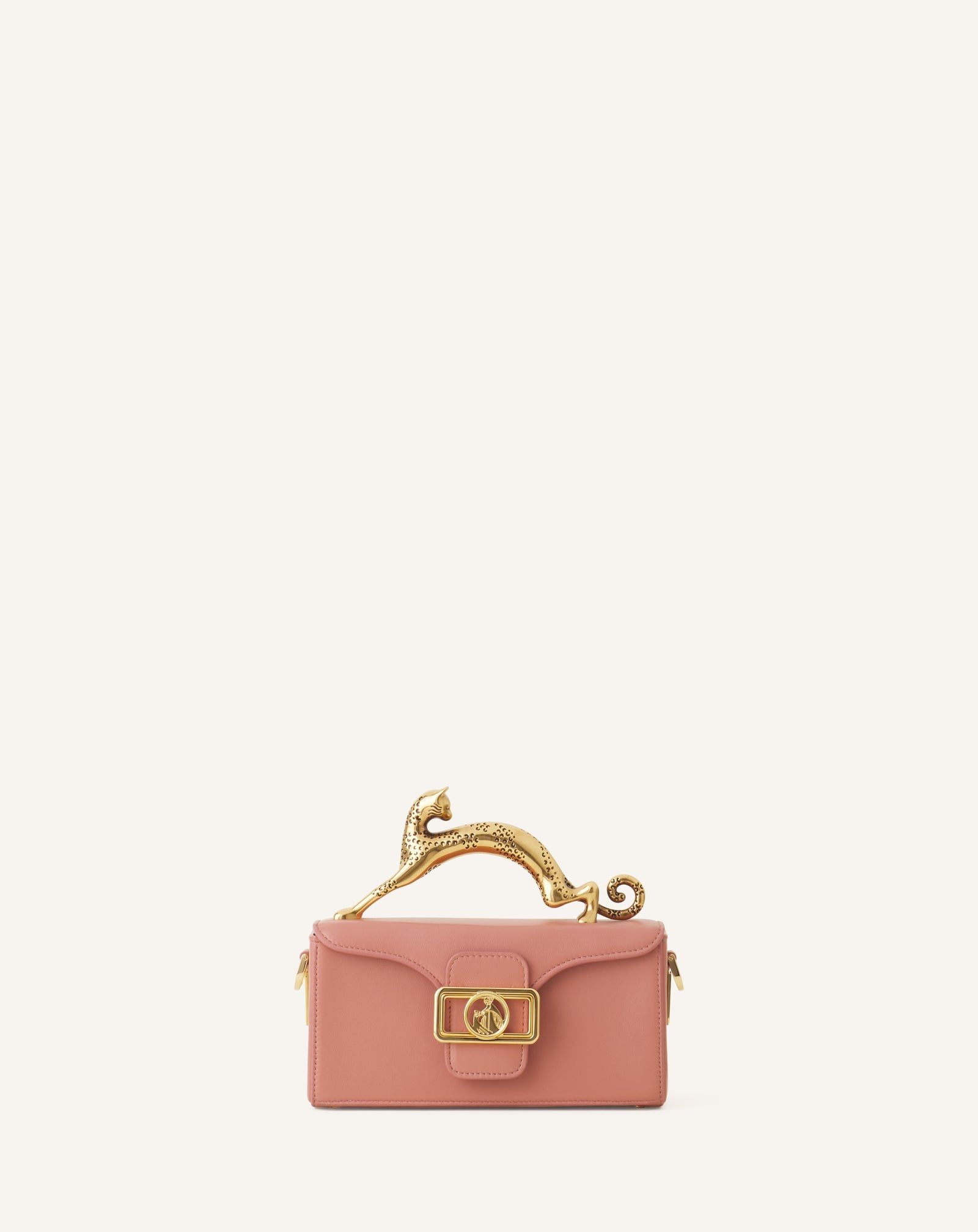 Pink Nano Pencil Cat Leather Bag | Lanvin Women