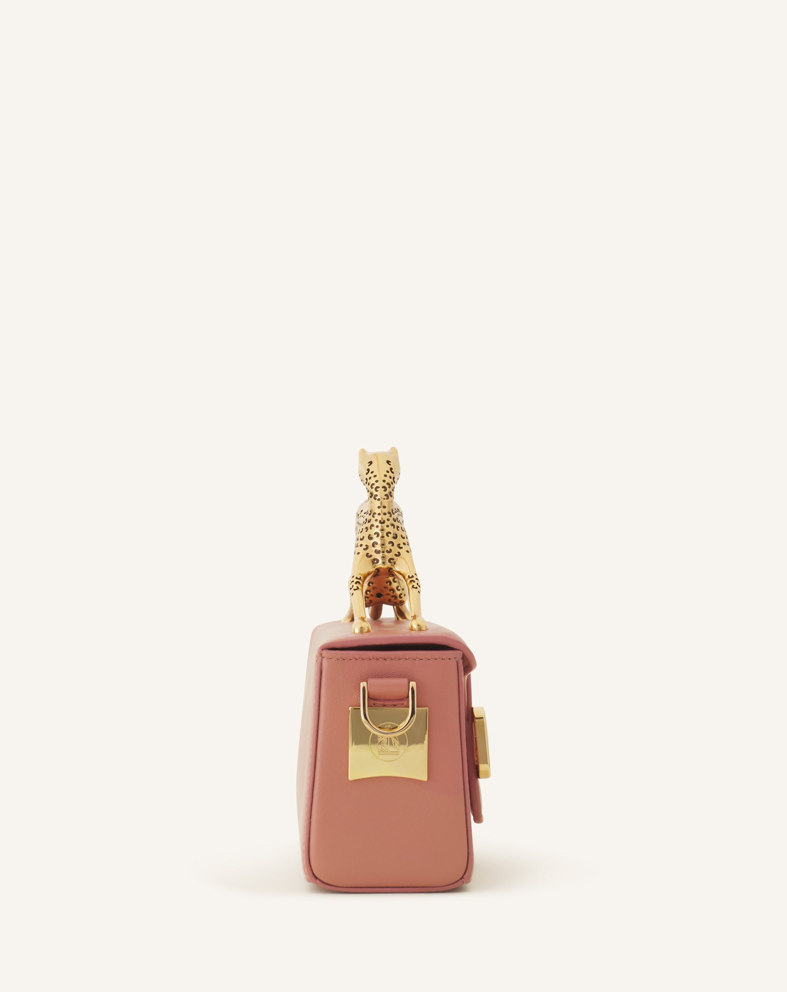 Pink Nano Pencil Cat Leather Bag | Lanvin Women