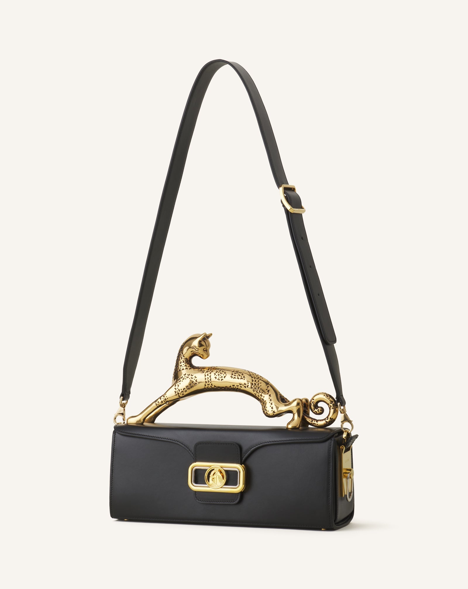 PENCIL CAT BAG IN BOX CALF | Lanvin Women
