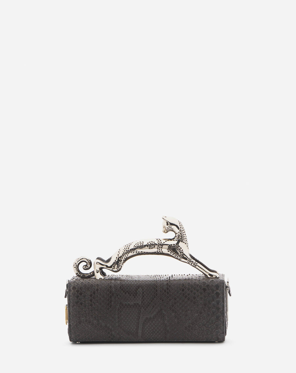 Black Medium Pencil Cat Bag In Python | Lanvin Women