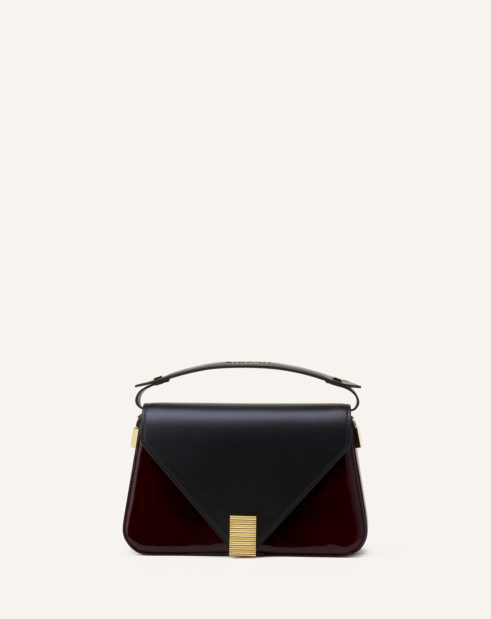 Black Concerto Arpege Patent Leather Bag | Lanvin Women