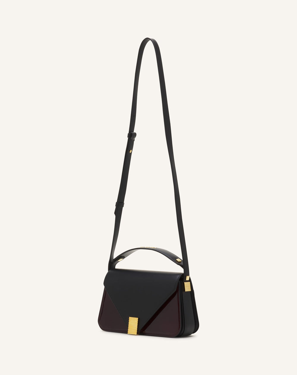 Black Concerto Arpege Patent Leather Bag | Lanvin Women