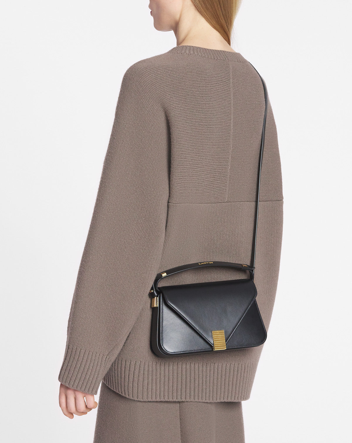 Black Concerto Arpege Leather Bag | Lanvin Women