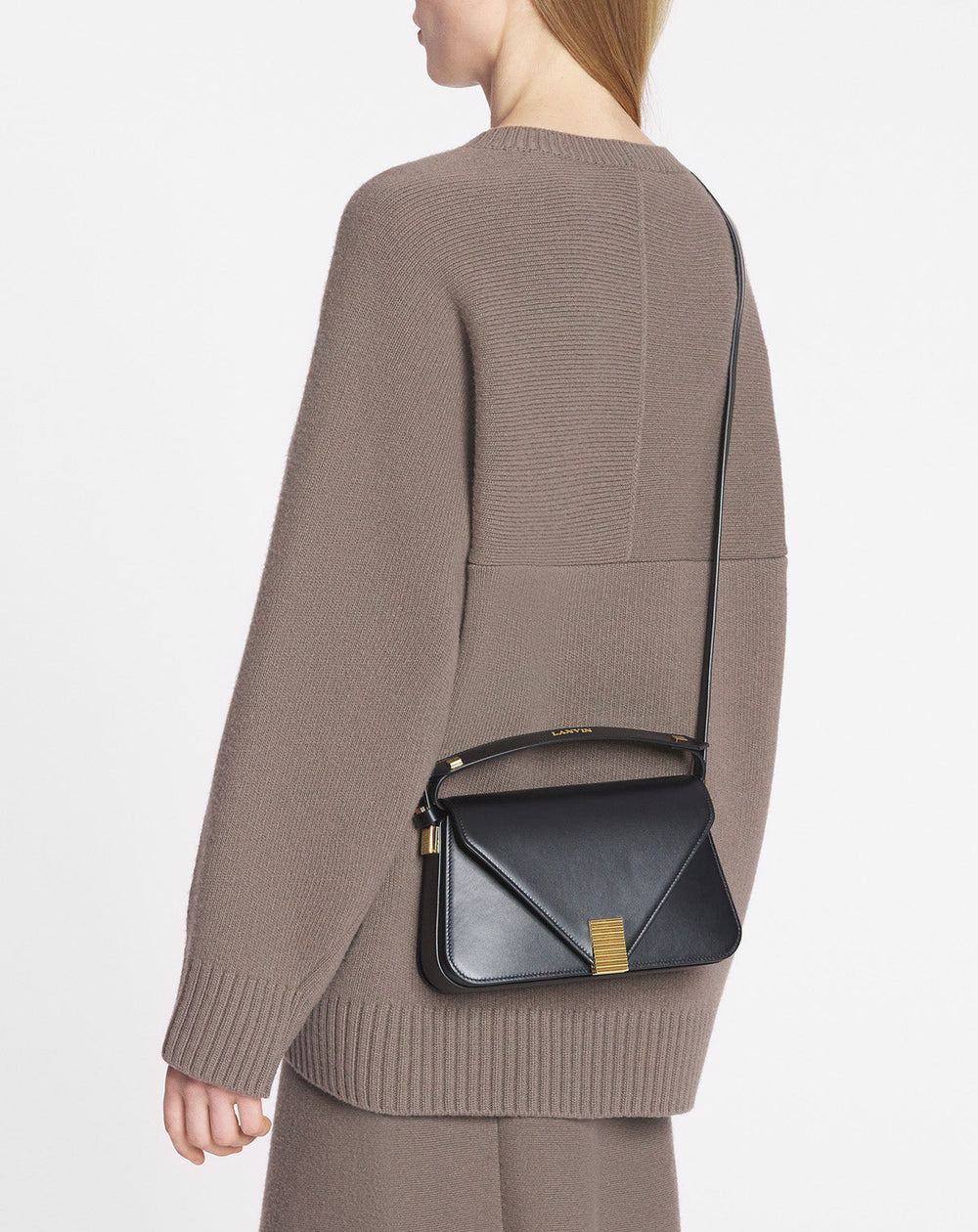 Black Concerto Arpege Leather Bag | Lanvin Women