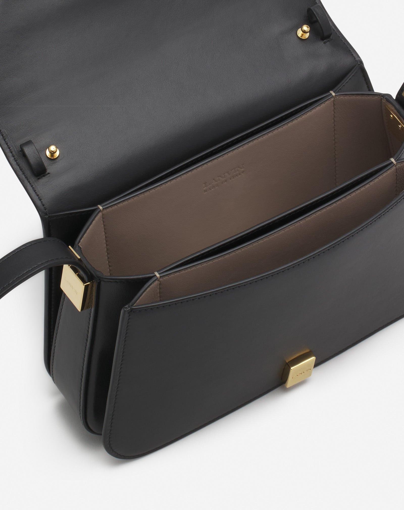 Black Concerto Arpege Leather Bag | Lanvin Women