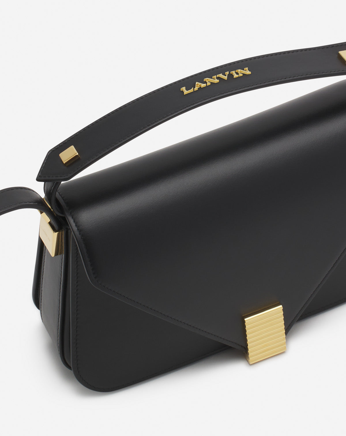 Black Concerto Arpege Leather Bag | Lanvin Women
