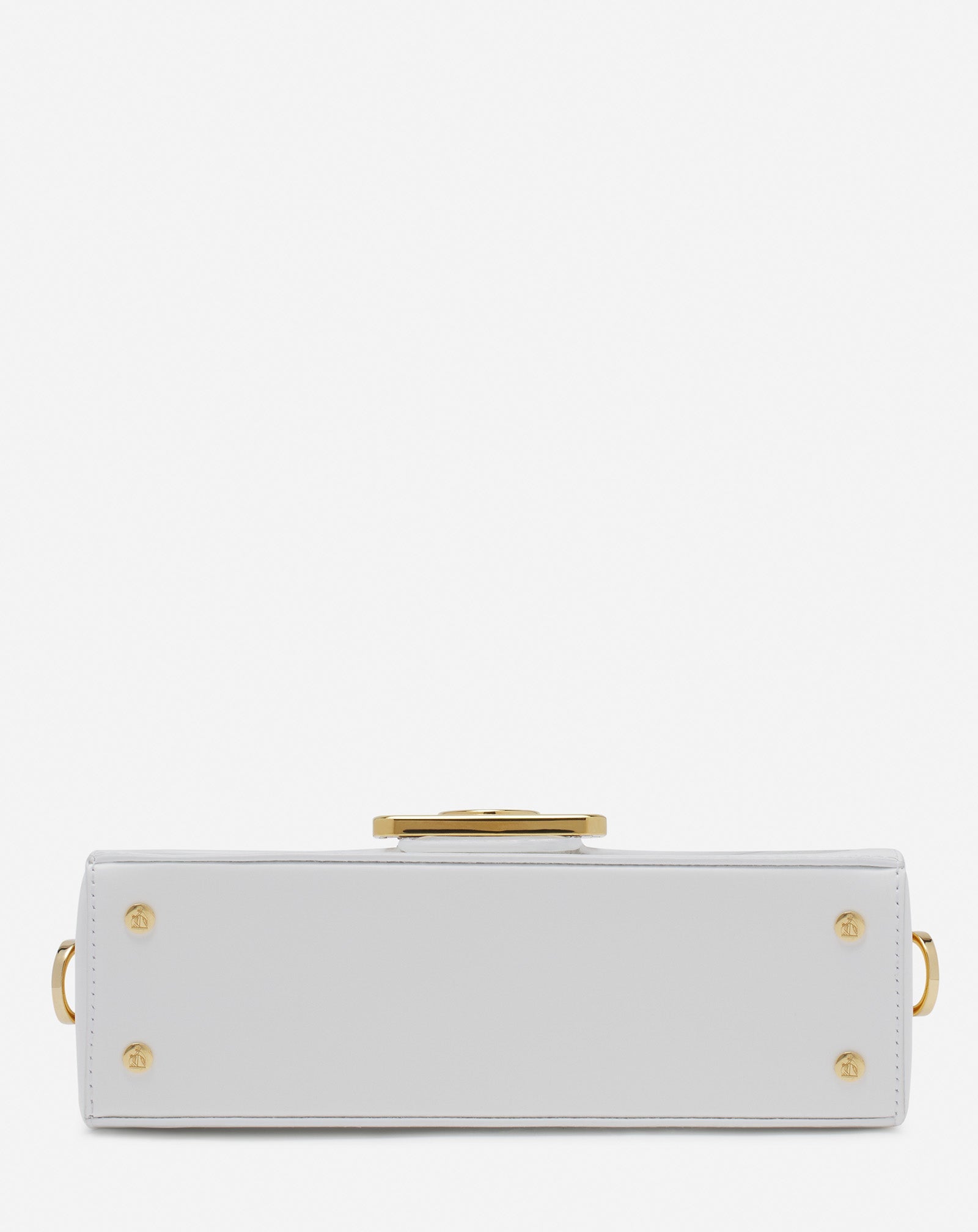 White Pencil Cat Bag In Leather And Rhinestones | Lanvin Women