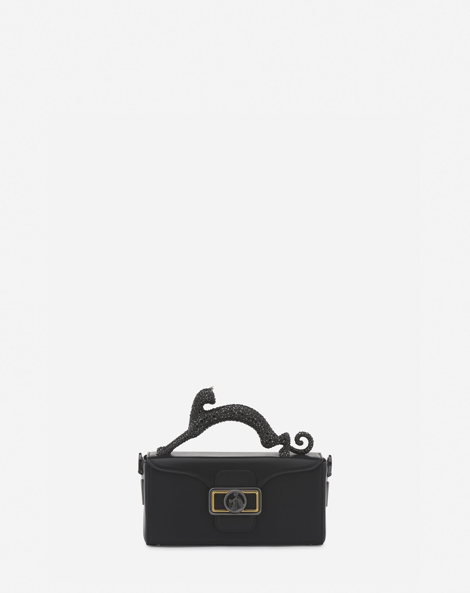 Black Nano Pencil Cat Leather Bag | Lanvin Women