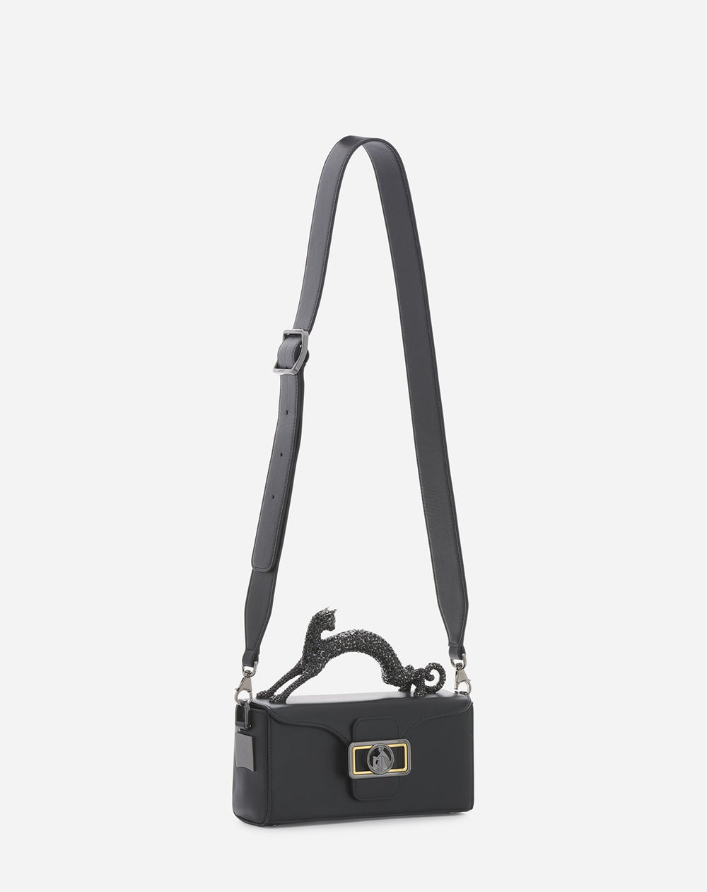 Black Nano Pencil Cat Leather Bag | Lanvin Women