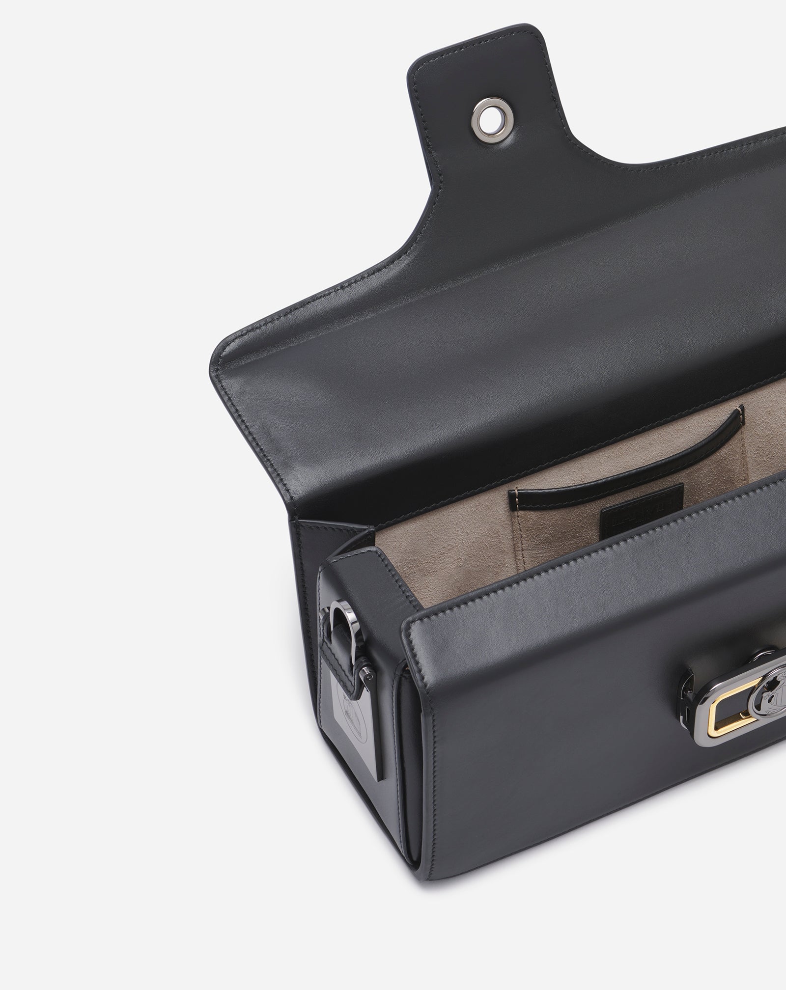 Black Medium Leather Pencil Cat Bag | Lanvin Women