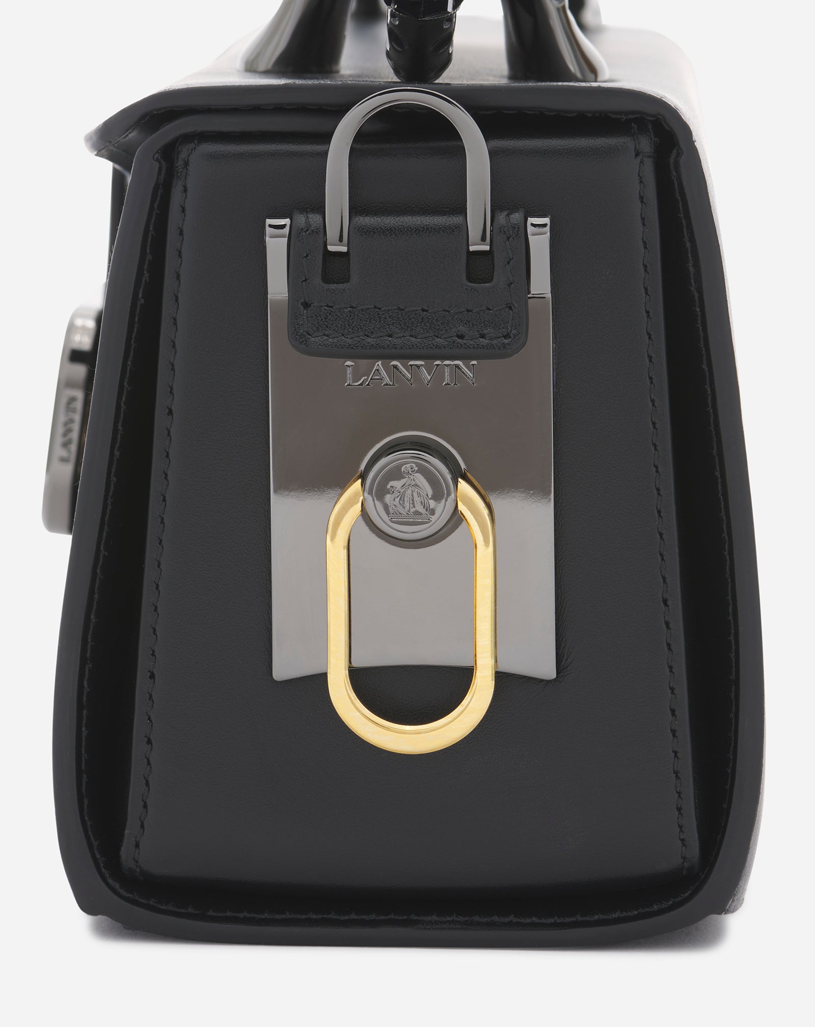 Black Medium Leather Pencil Cat Bag | Lanvin Women