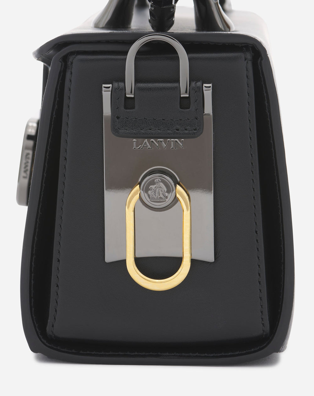Black Medium Leather Pencil Cat Bag | Lanvin Women