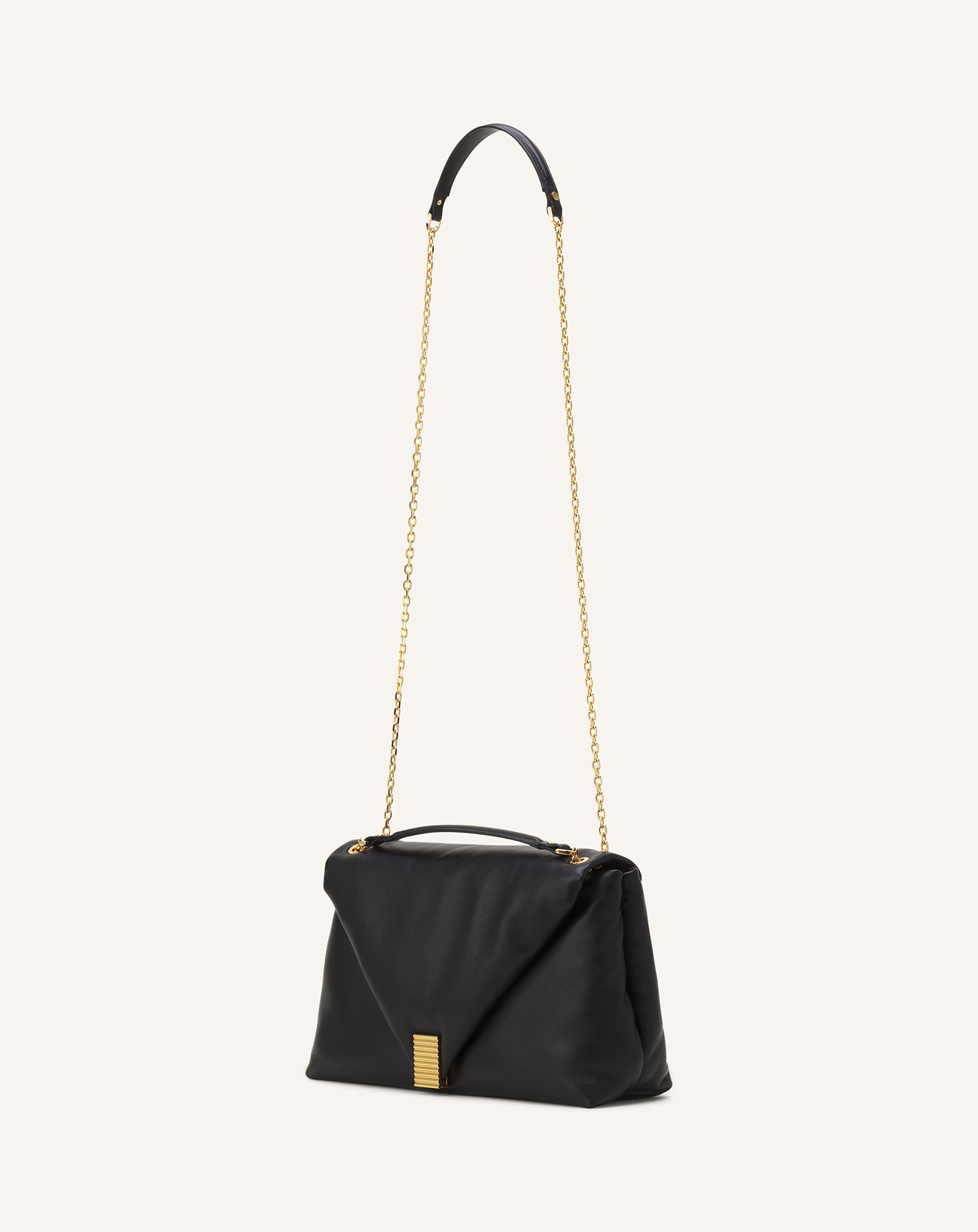 Black Concerto Arpège Soft Leather Bag | Lanvin Women