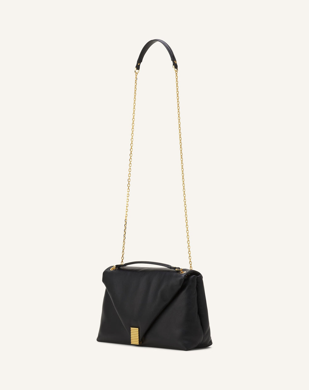 Black Concerto Arpège Soft Leather Bag | Lanvin Women