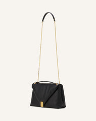 Black Concerto Arpège Soft Leather Bag | Lanvin Women