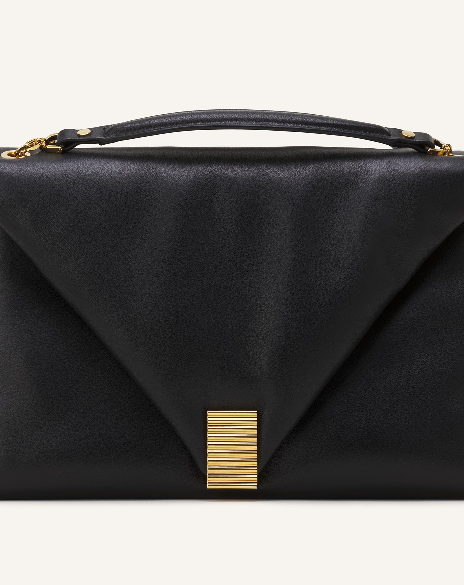 Black Concerto Arpège Soft Leather Bag | Lanvin Women