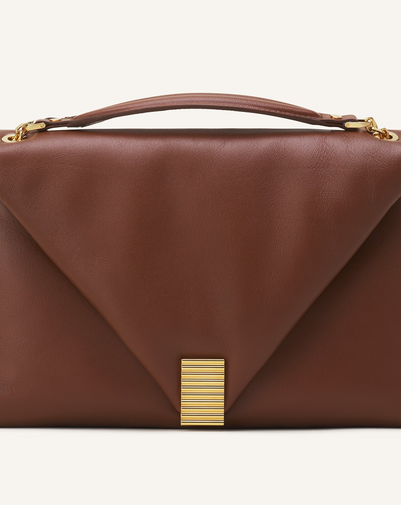 Brown Concerto Arpège Soft Leather Bag | Lanvin Women