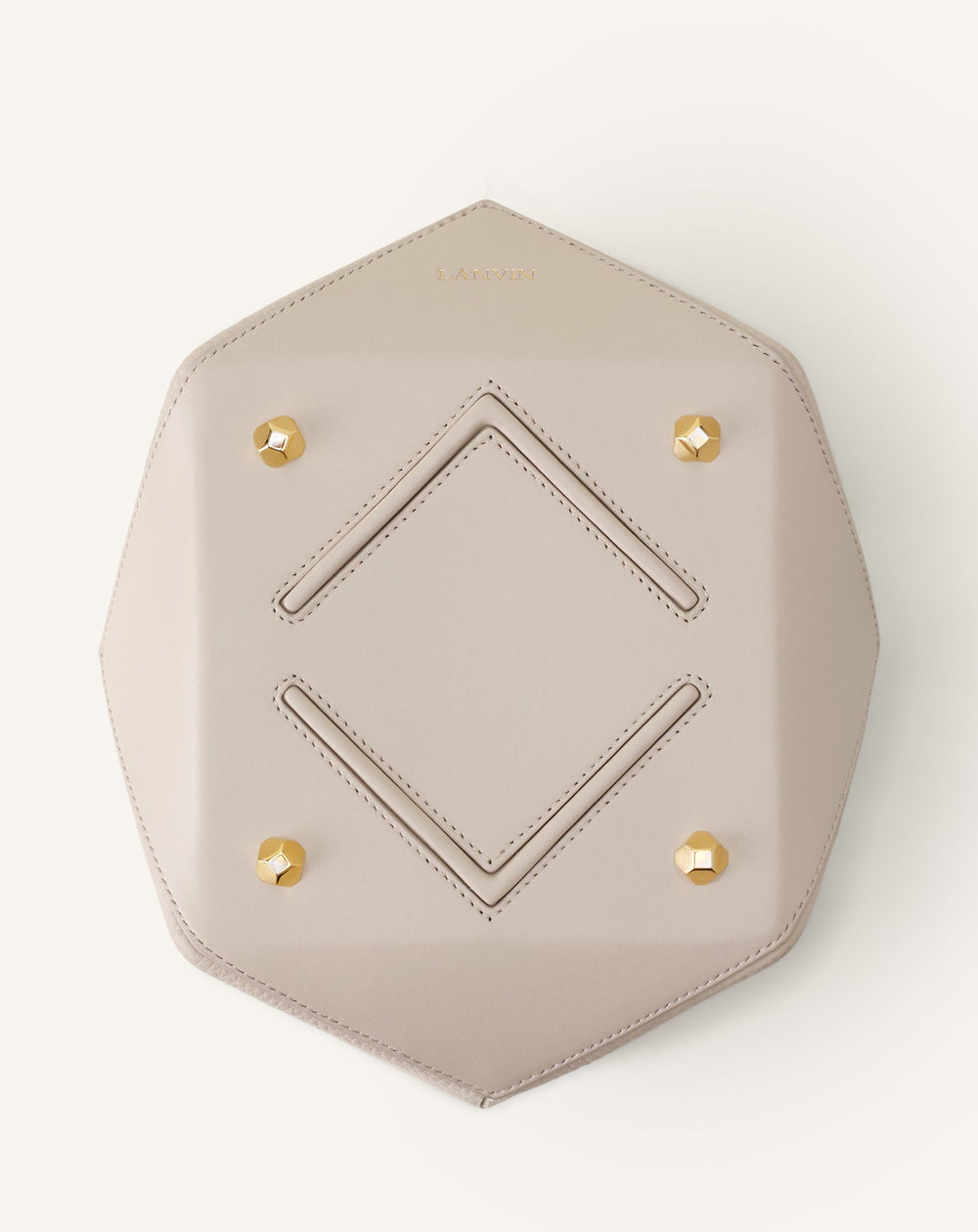 White Catch By Lanvin Medium Leather Bucket Bag | Lanvin Women