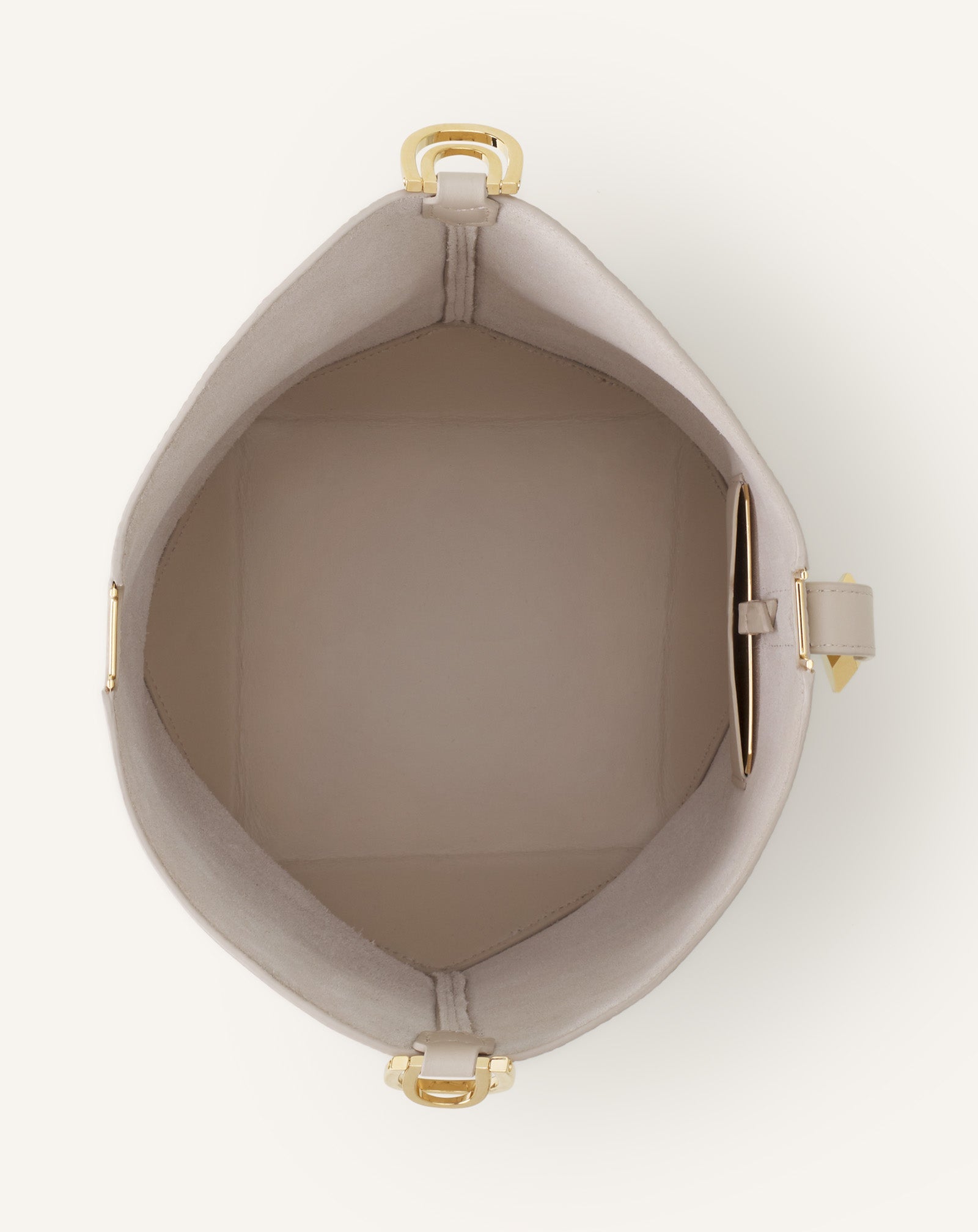 White Catch By Lanvin Medium Leather Bucket Bag | Lanvin Women