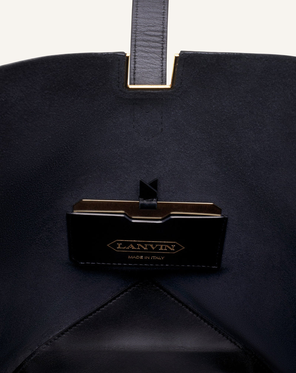 Black Catch By Lanvin Medium Leather Bucket Bag | Lanvin Women