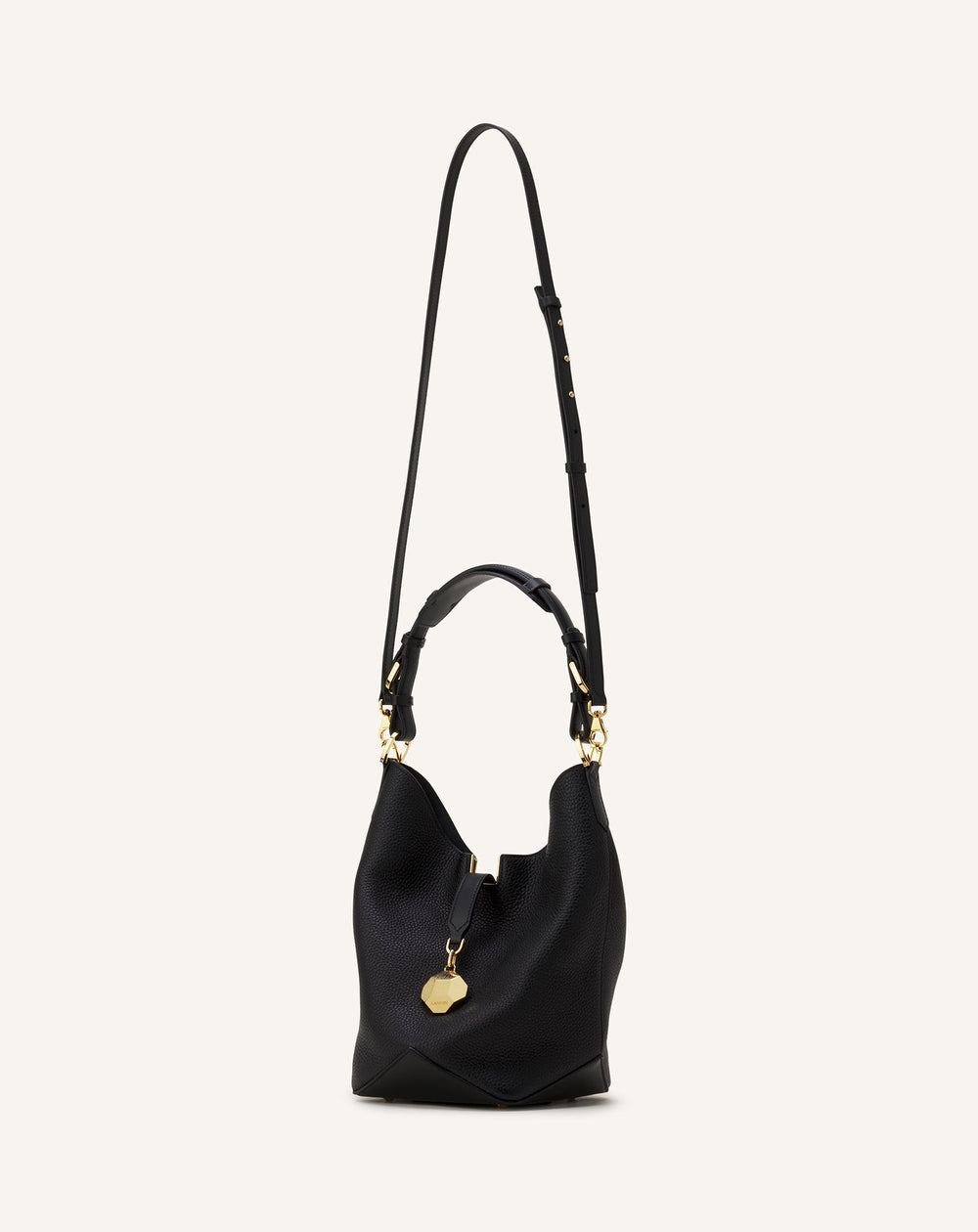 Black Catch By Lanvin Medium Leather Bucket Bag | Lanvin Women