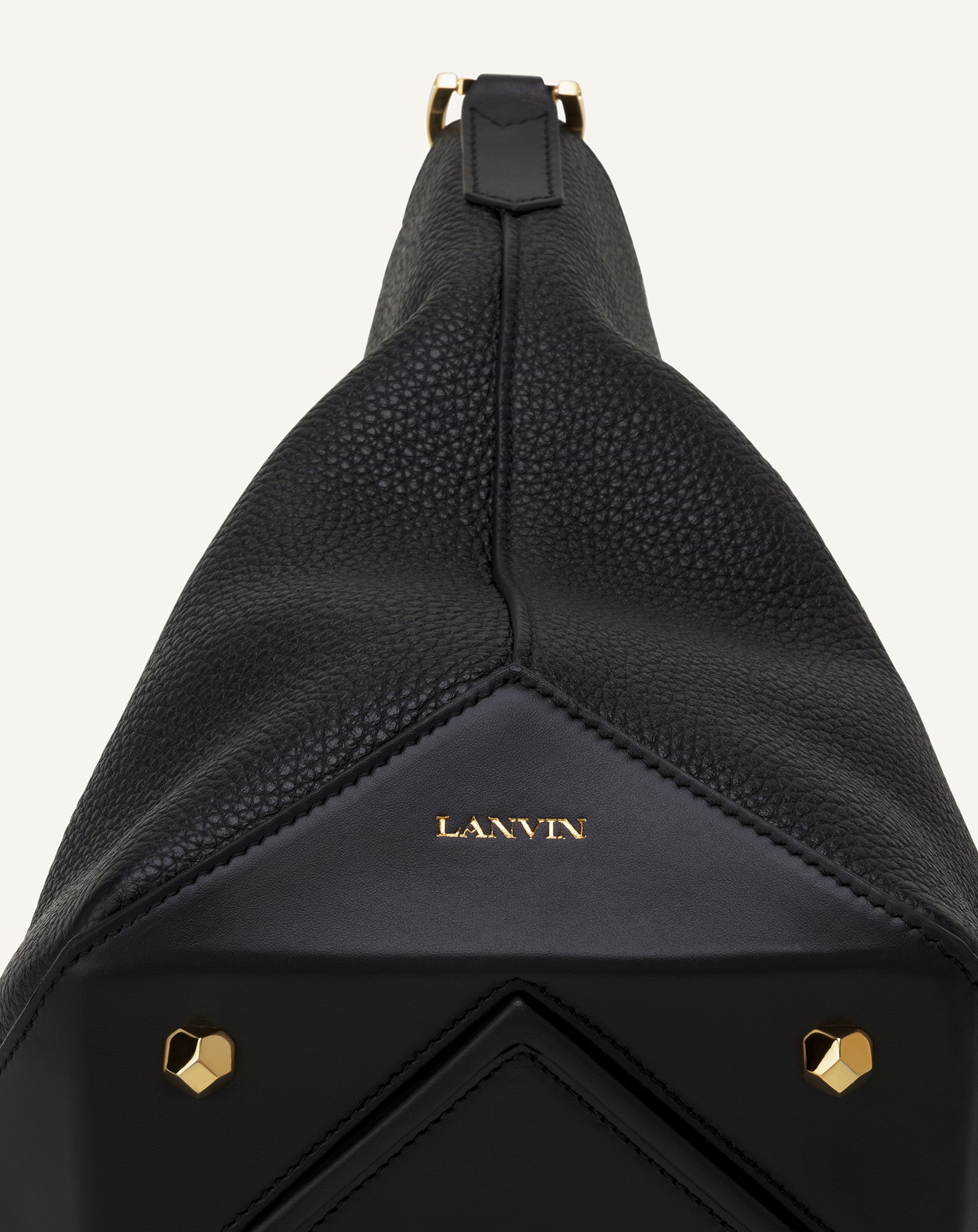Black Catch By Lanvin Medium Leather Bucket Bag | Lanvin Women