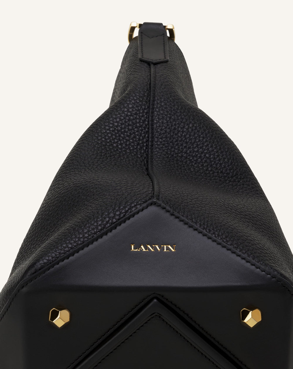 Black Catch By Lanvin Medium Leather Bucket Bag | Lanvin Women