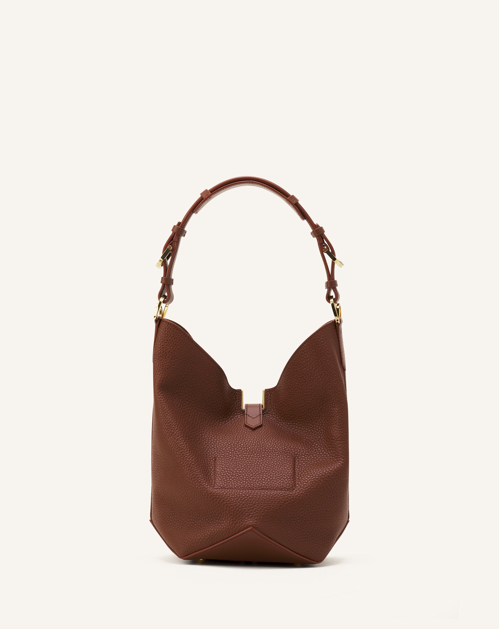 Brown Catch By Lanvin Medium Leather Bucket Bag | Lanvin Women