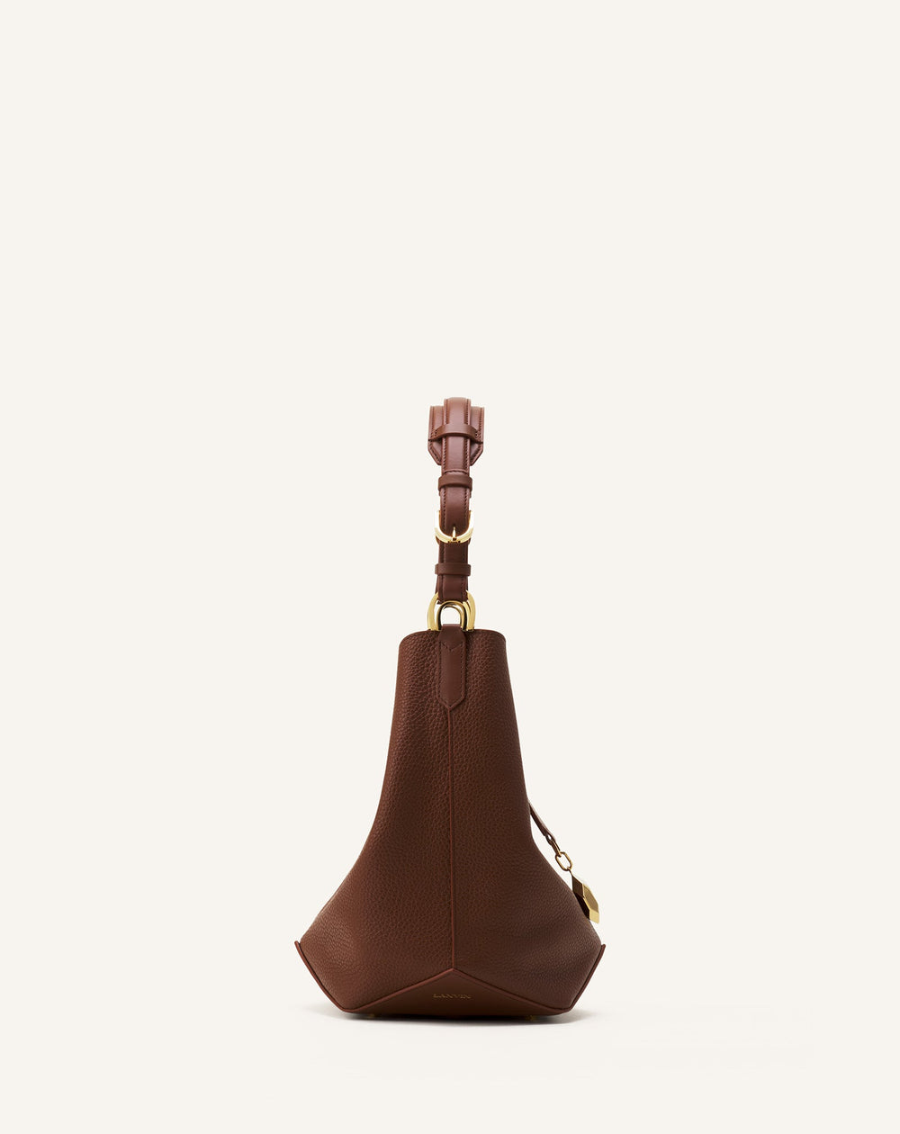 Brown Catch By Lanvin Medium Leather Bucket Bag | Lanvin Women
