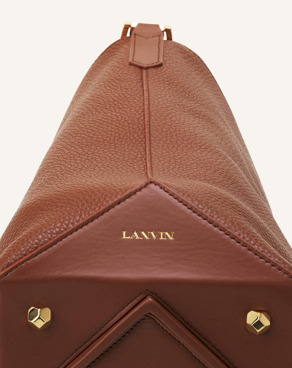 Brown Catch By Lanvin Medium Leather Bucket Bag | Lanvin Women