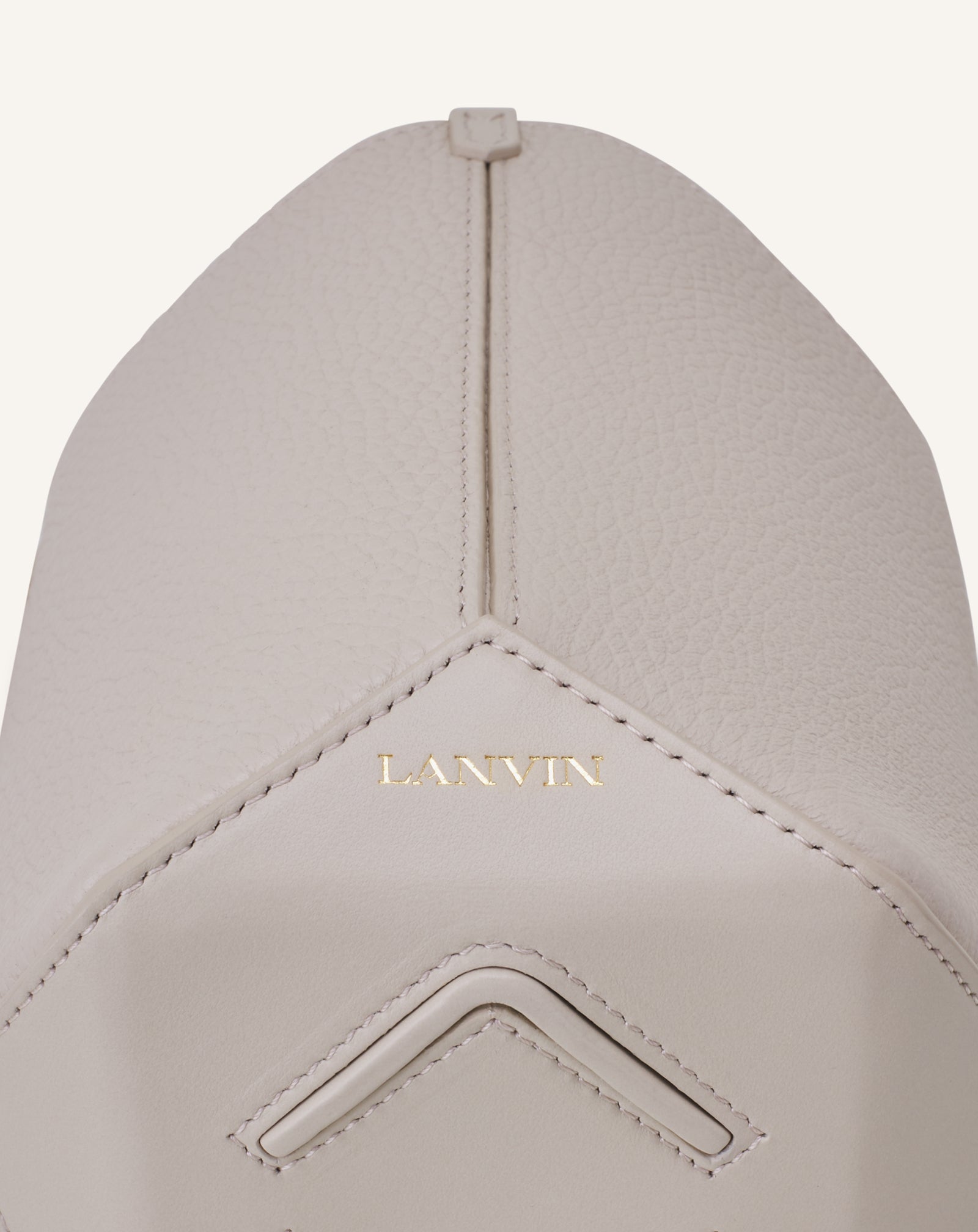 White Catch Nano By Lanvin Leather Bucket Bag | Lanvin Women