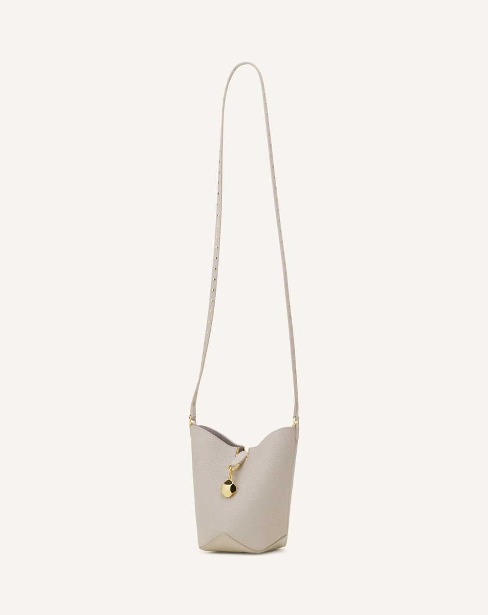 White Catch Nano By Lanvin Leather Bucket Bag | Lanvin Women