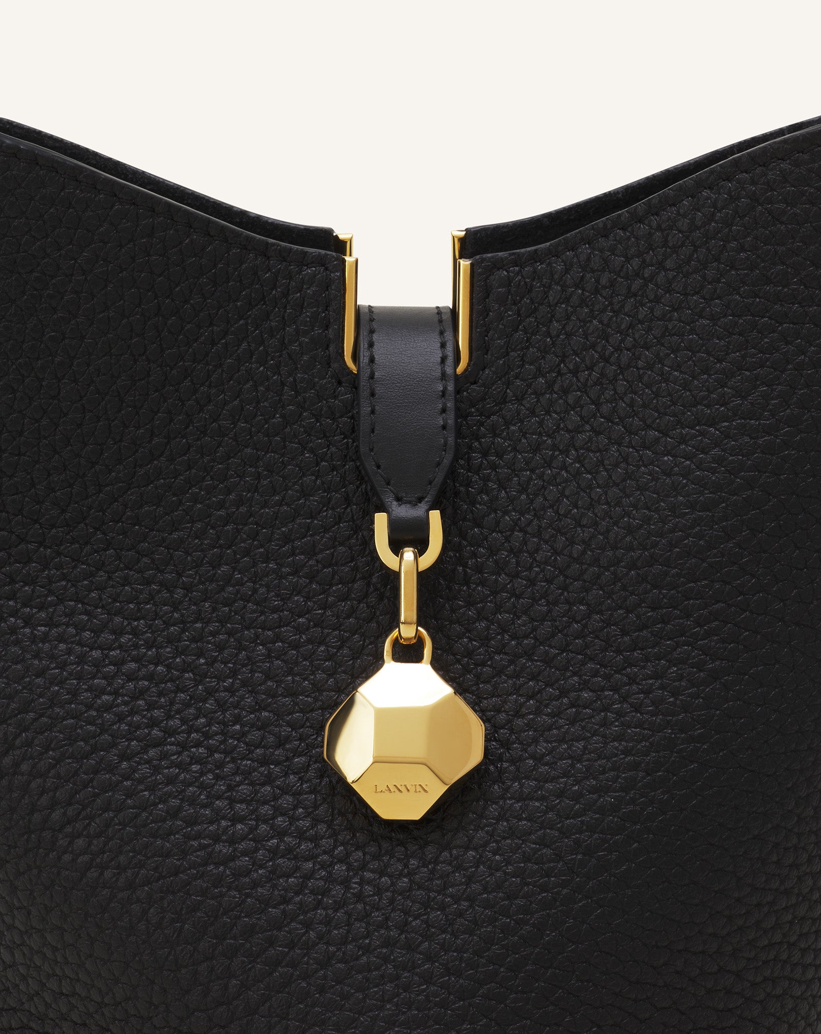 Black Catch Nano By Lanvin Leather Bucket Bag | Lanvin Women