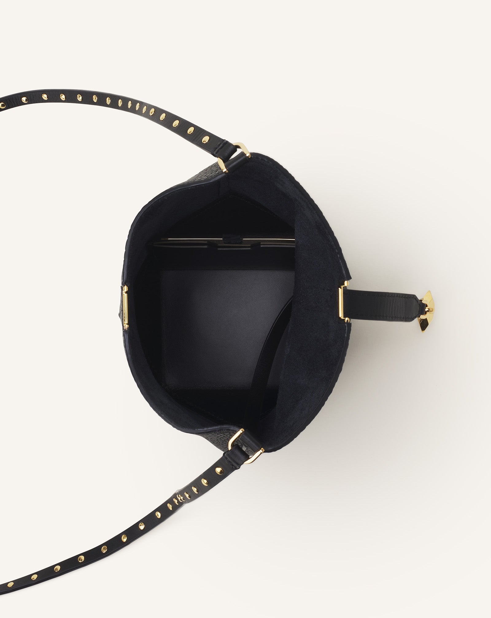 Black Catch Nano By Lanvin Leather Bucket Bag | Lanvin Women