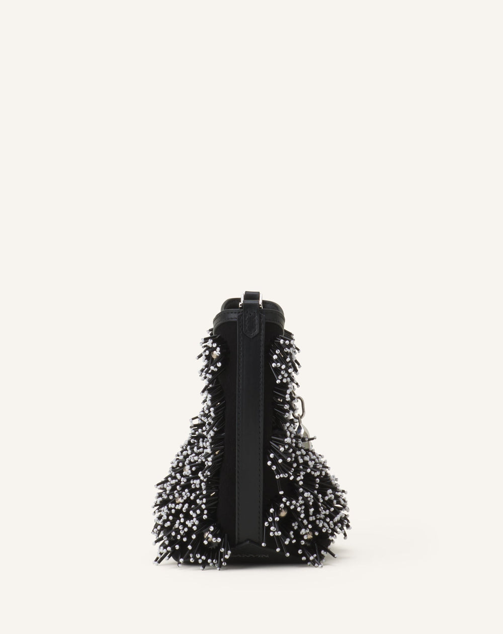 Sac Seau Catch By Lanvin En Cuir Brodé Black | Lanvin Women